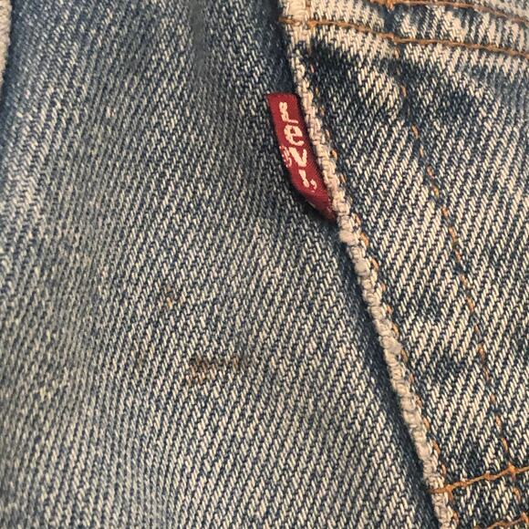 Vintage Mens Blue Levi’s 501xx 501 33x36 Straight Leg Classic Fit Jeans - Picture 9 of 15